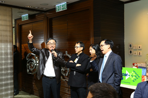 Singing by Prof. Paul Chueng & Mr. Simon Chu